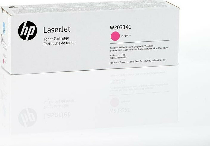 HP 415X Γνήσιο Toner Laser Εκτυπωτή Ματζέντα High Capacity 6000 Σελίδων W2033XC
