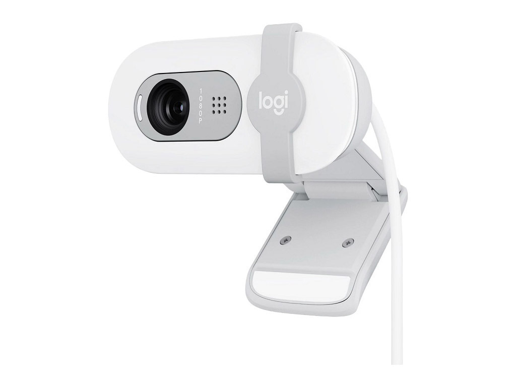 Logitech Brio 100 Web Camera Full HD 1080p Λευκή 960-001617