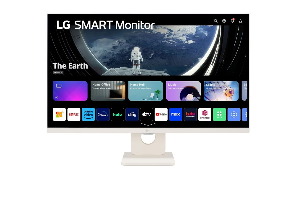LG 27SR50F-W IPS Smart Monitor 27" FHD 1920x1080 με Χρόνο Απόκρισης 5ms GTG