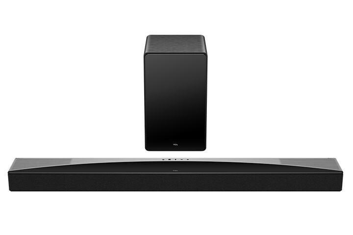 TCL Soundbar 5.1.2 Bluetooth, HDMI και Wi-Fi με Ασύρματο Subwoofer και Τηλεχειριστήριο Μαύρο Q75HE