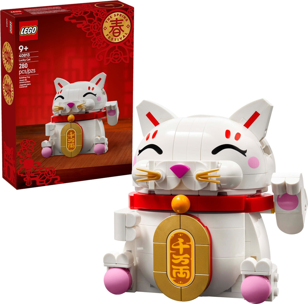 LEGO Τουβλάκια Lucky Cat για 9+ Ετών 280τμχ 40813
