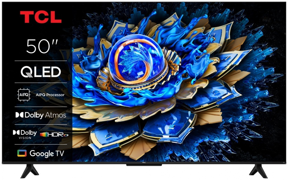 TCL Smart Τηλεόραση 50" 4K UHD QLED 50T69C (2025)