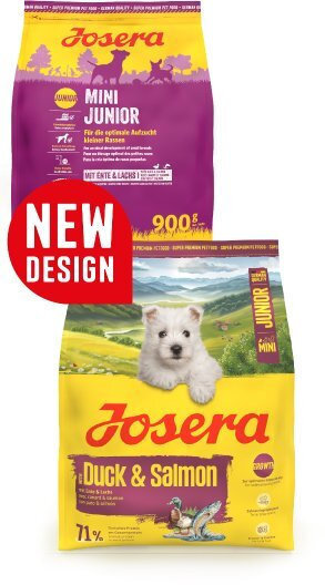 Josera Junior 10kg Ξηρά Τροφή χωρίς Σιτηρά για Κουτάβια Μικρόσωμων & Μεσαίων Φυλών με Πάπια, Σολομό, Κρέας, Blueberry, Σιτάρι και Πουλερικά