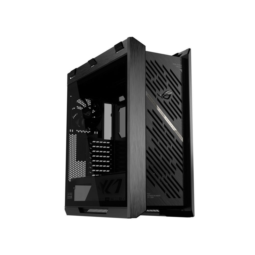 Asus ROG Strix Helios II Gaming Midi Tower Κουτί Υπολογιστή με Πλαϊνό Παράθυρο και RGB Φωτισμό Μαύρο
