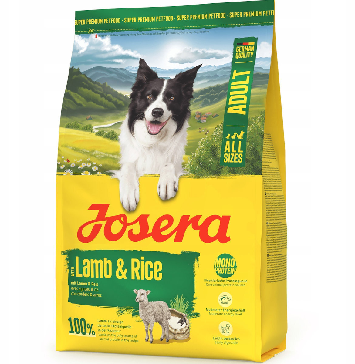 Josera 3kg Ξηρά Τροφή για Ενήλικους Σκύλους με Αρνί και Ρύζι