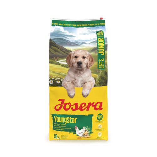 Josera Junior Young Star 3kg Ξηρά Τροφή για Κουτάβια με Κοτόπουλο, Πατάτες και Πουλερικά