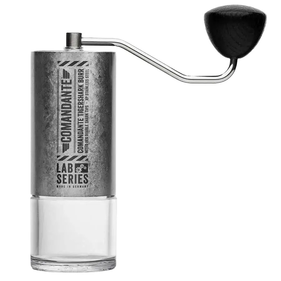 Comandante Χειροκίνητος Μύλος Μπαχαρικών 2 Θέσεων Inox σε Ασημί Χρώμα