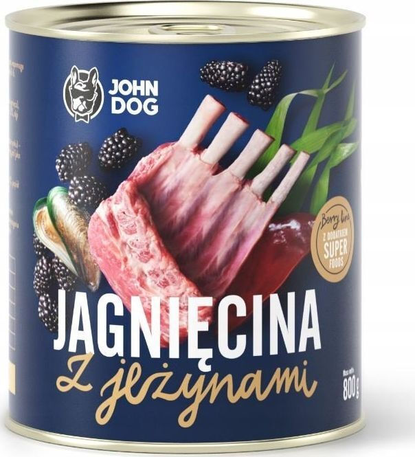 John Dog Υγρή Τροφή Σκύλων με Αρνί και Κρέας 800gr