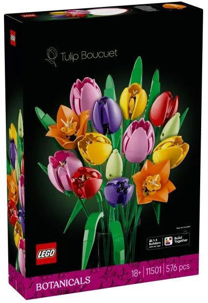 LEGO Botanical Collection Tulip Bouquet για 18+ Ετών 576τμχ 11501