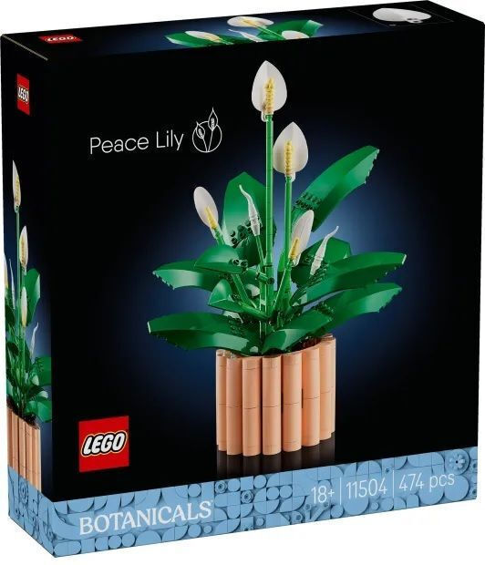 LEGO Botanical Collection Peace Lily για 18+ Ετών 474τμχ 11504