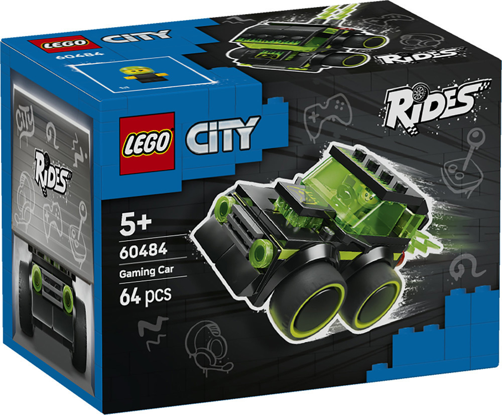 LEGO City Rides – Gaming Race Car για 5+ Ετών 64τμχ 60484