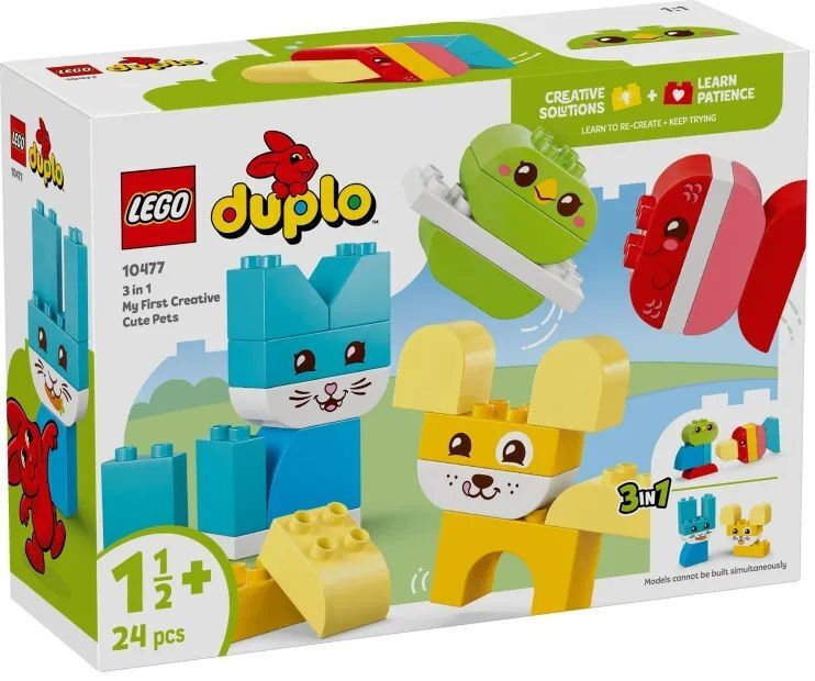 LEGO Duplo 3 in 1 Creative Cute Pets για 1.5+ Ετών 24τμχ 10477