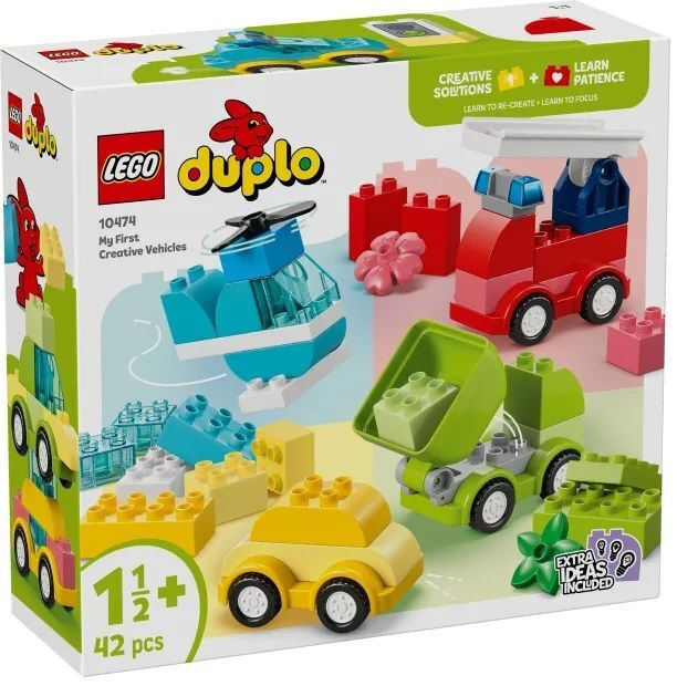 LEGO Duplo Creative Vehicles για 1.5+ Ετών 42τμχ 10474
