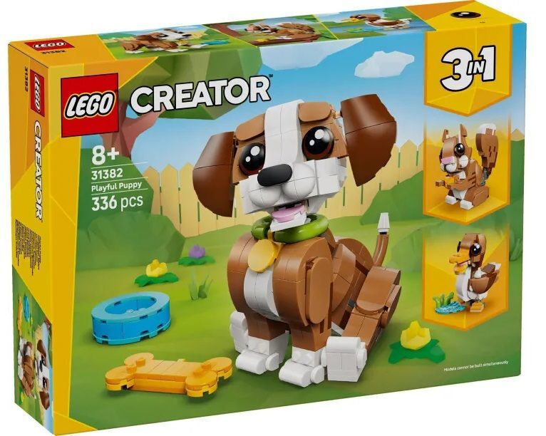 LEGO Creator Cute Animals: Playful Puppy Dog για 8+ Ετών 336τμχ 31382