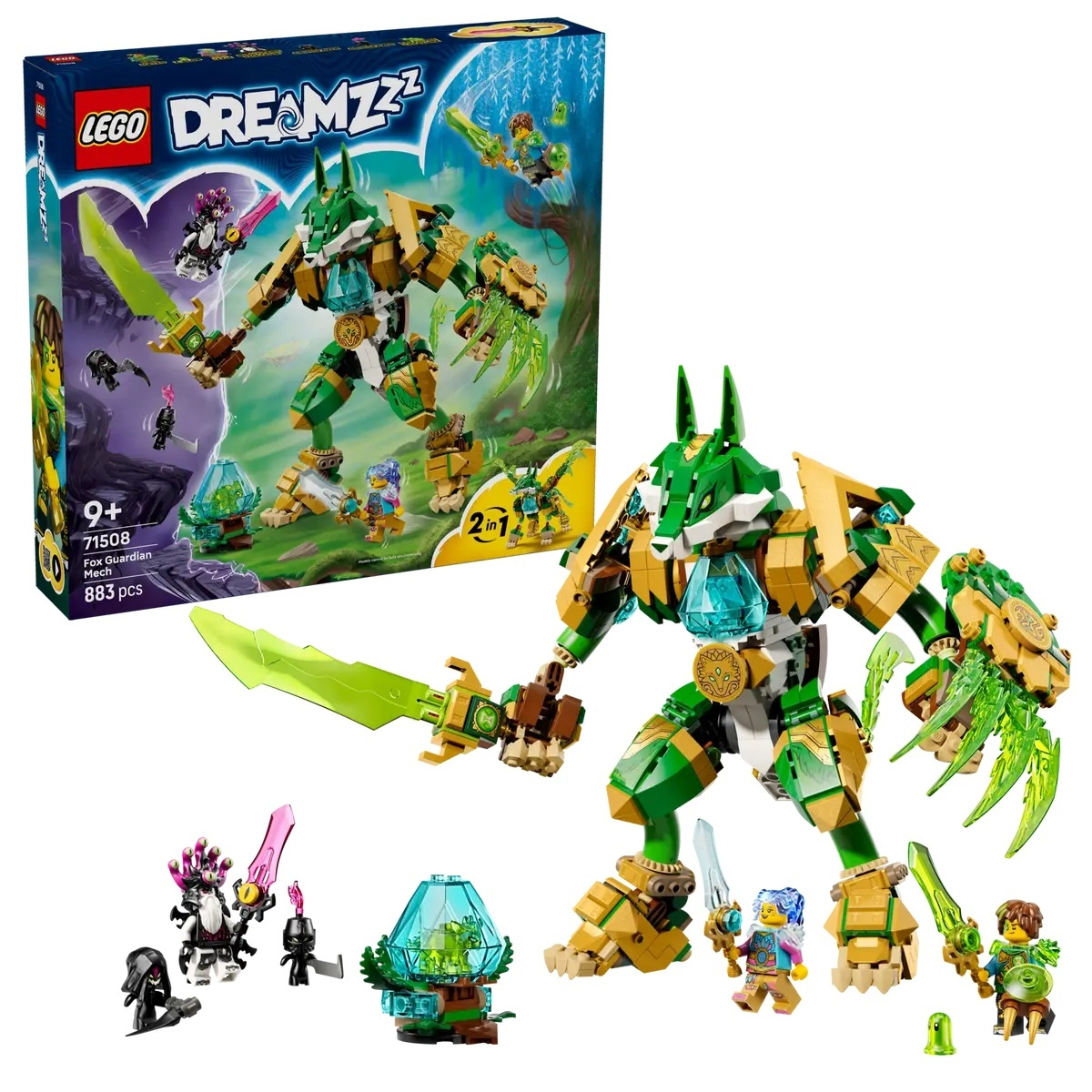 LEGO DREAMZzz Fox Guardian Mech για 9+ Ετών 883τμχ 71508