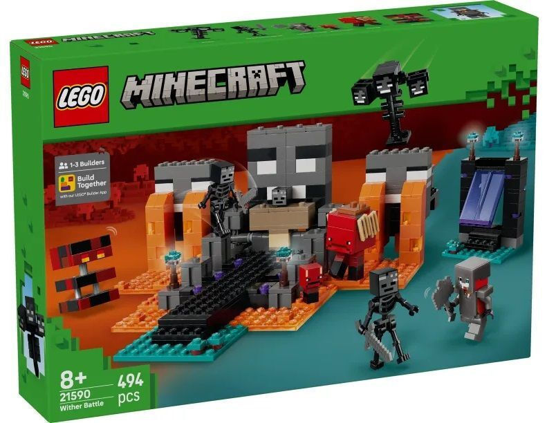 LEGO Minecraft Wither Battle για 8+ Ετών 494τμχ 21590