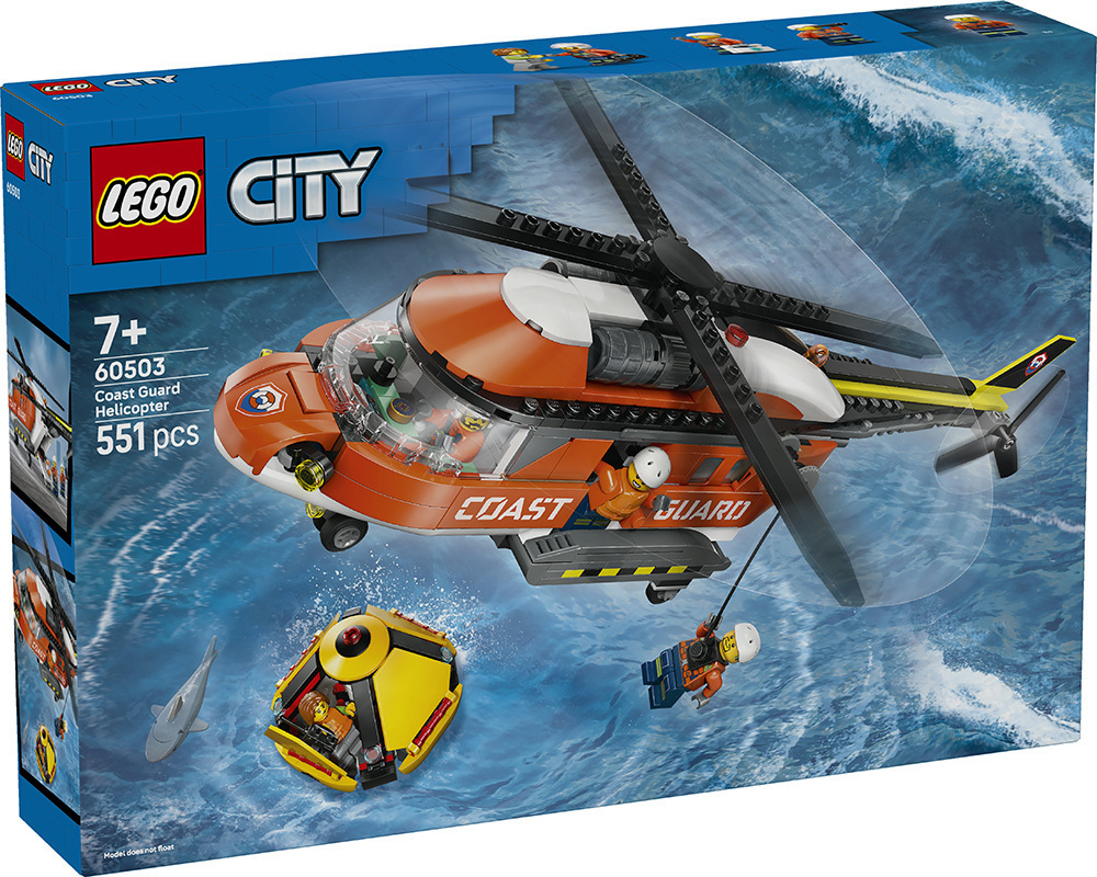 LEGO City Coast Guard Helicopter για 7+ Ετών 551τμχ 60503