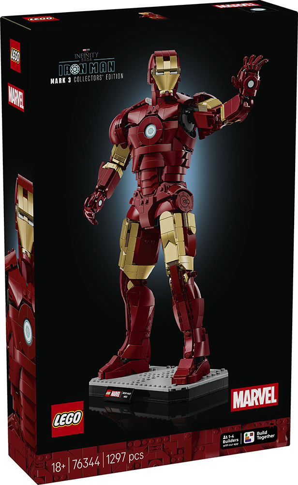 LEGO Marvel Iron Man Mark 3 Collectors' Edition για 18+ Ετών 1297τμχ 76344