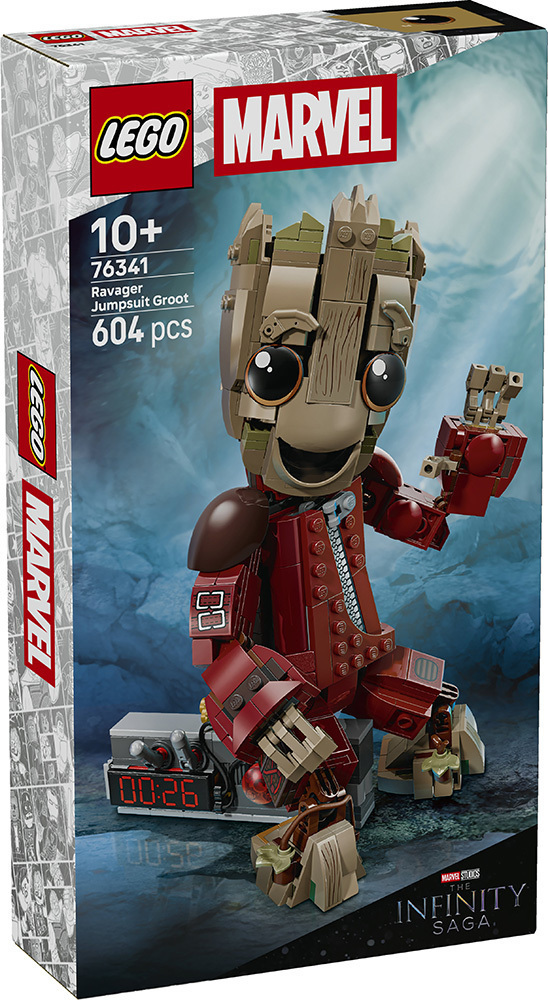 LEGO Marvel Ravager Jumpsuit Groot για 10+ Ετών 604τμχ 76341