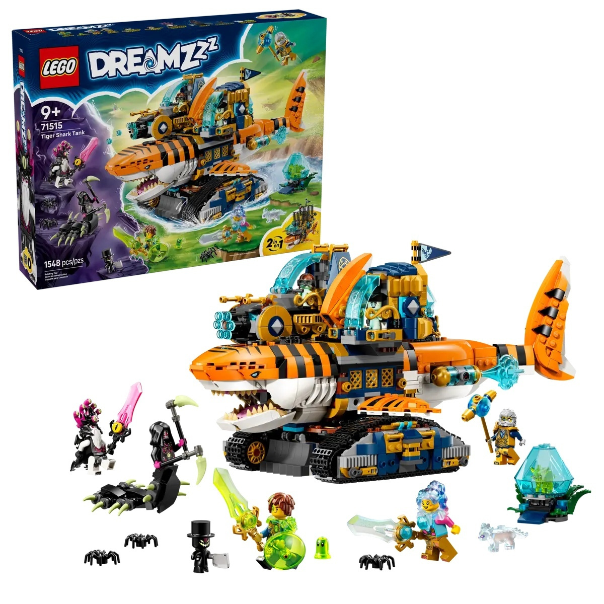 LEGO DREAMZzz Tiger Shark Tank για 9+ Ετών 1548τμχ 71515