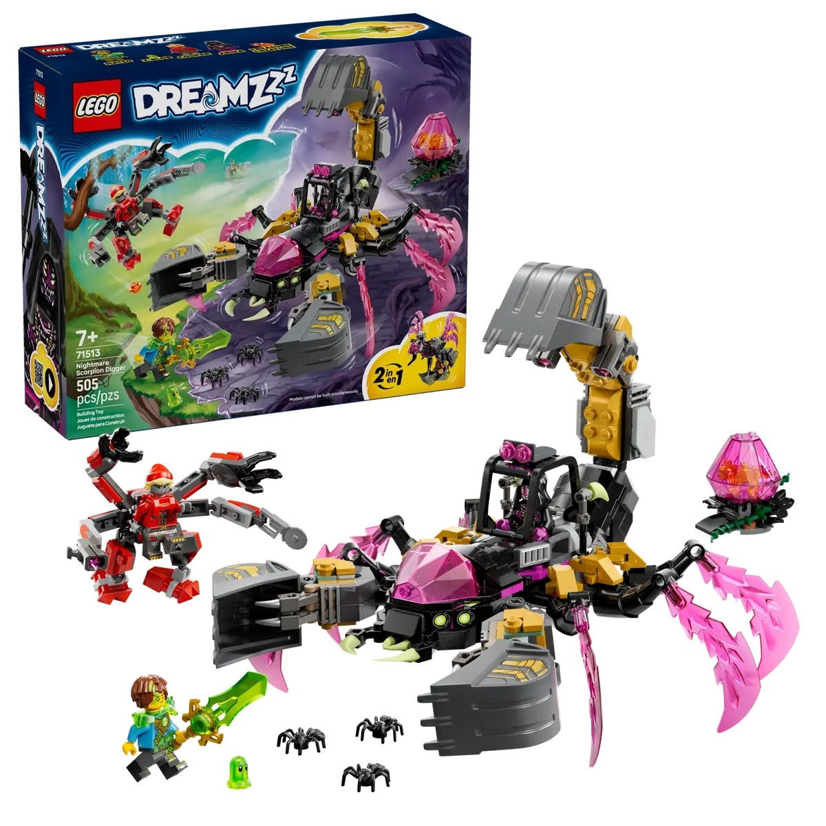 LEGO DREAMZzz Nightmare Scorpion Digger για 7+ Ετών 505τμχ 71513