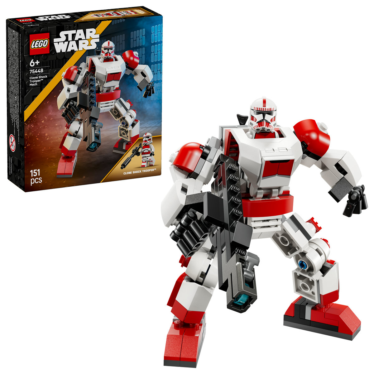 LEGO Star Wars Clone Shock Trooper™ Mech για 6+ Ετών 151τμχ 75448