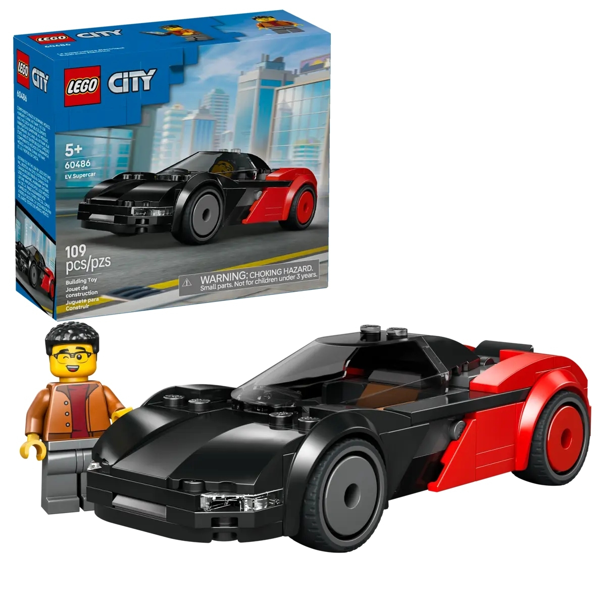 LEGO City EV Supercar για 5+ Ετών 109τμχ 60486
