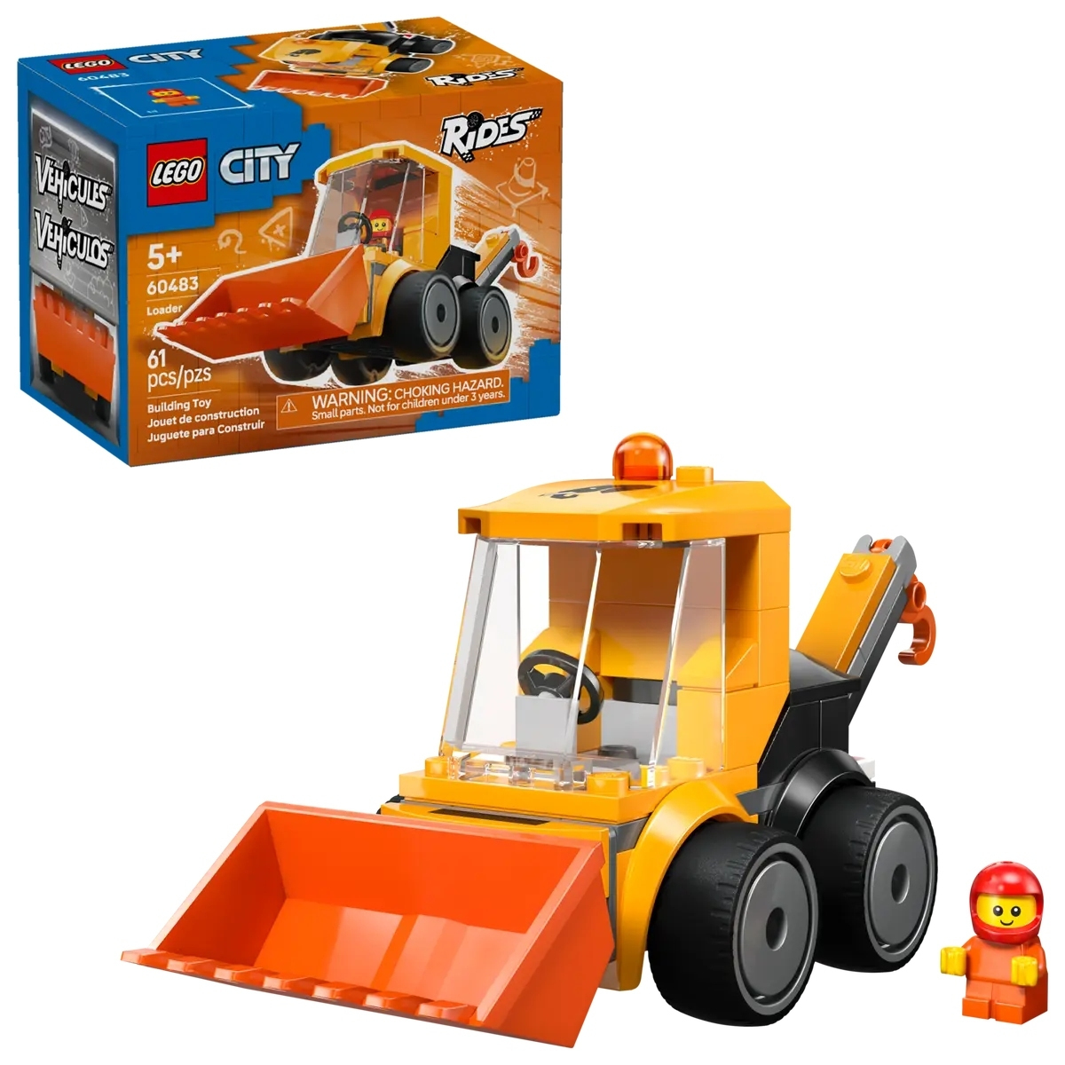 LEGO City Rides – Construction Loader για 5+ Ετών 61τμχ 60483