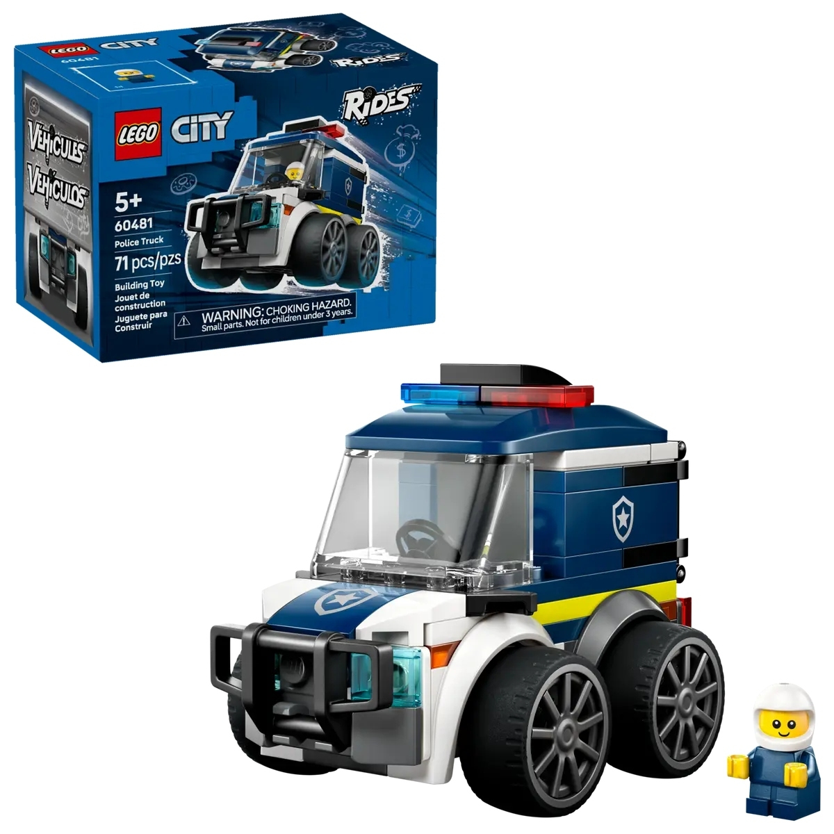 LEGO City Rides – Police Truck για 5+ Ετών 71τμχ 60481