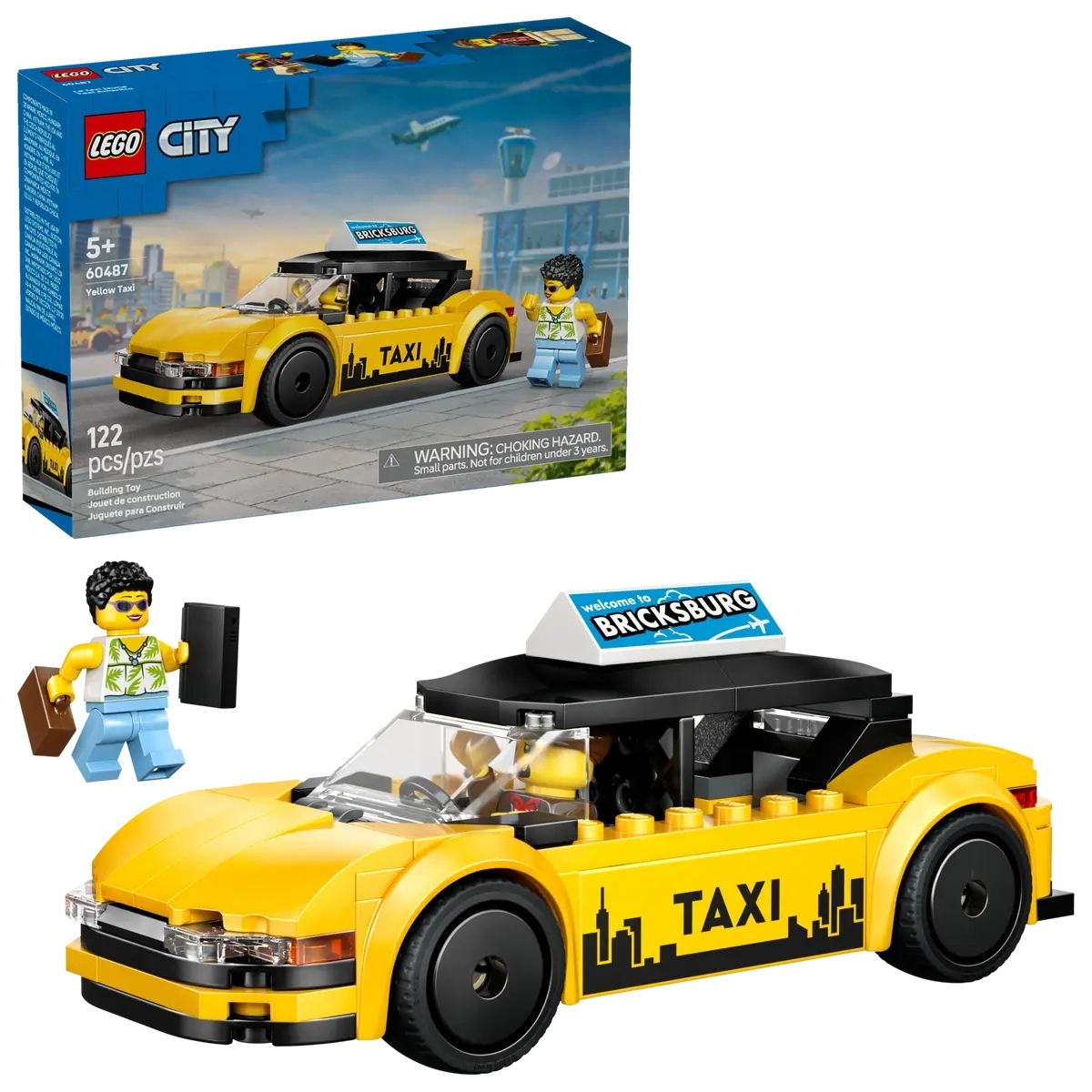 LEGO City Yellow Taxi για 5+ Ετών 122τμχ 60487