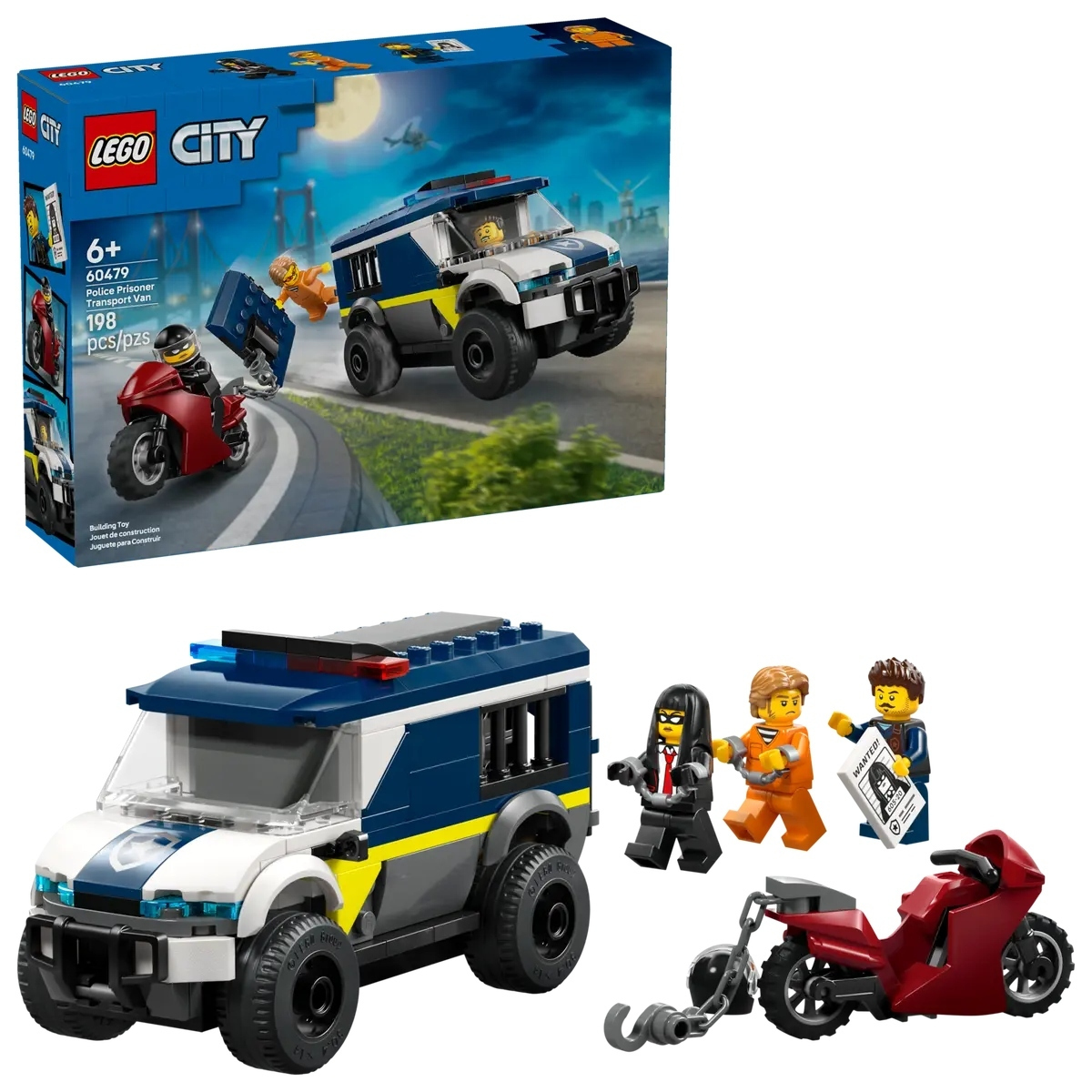 LEGO City Police Prisoner Transport Van για 6+ Ετών 198τμχ 60479
