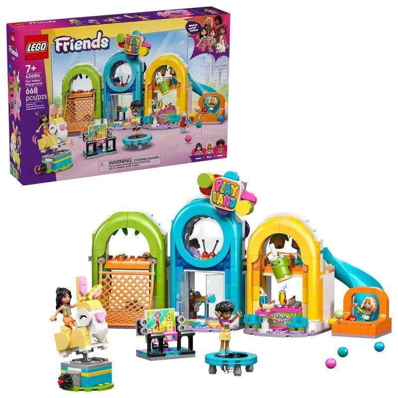 LEGO Friends Fun Indoor Playground για 7+ Ετών 668τμχ 42686