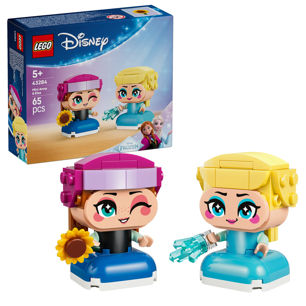 LEGO Disney Mini Anna & Elsa για 5+ Ετών 65τμχ 43284