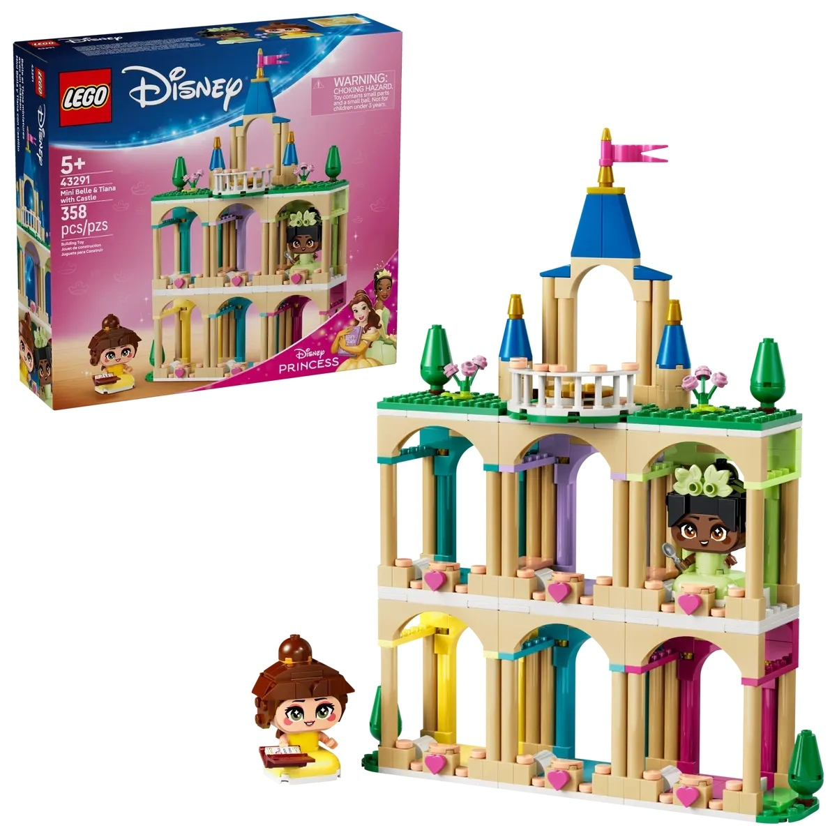 LEGO Disney Mini Belle & Tiana with Castle για 5+ Ετών 358τμχ 43291