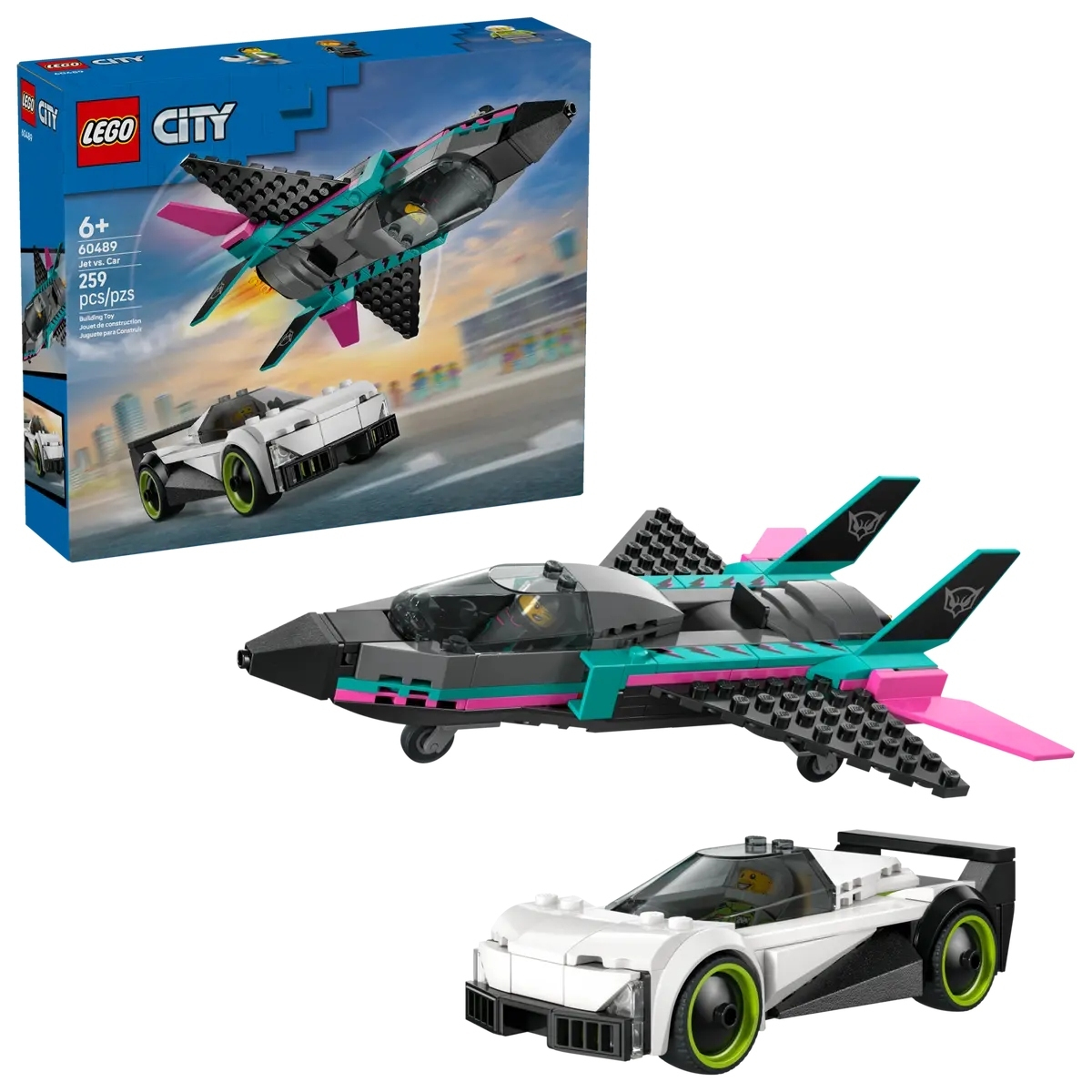 LEGO City Jet vs. Car για 6+ Ετών 259τμχ 60489