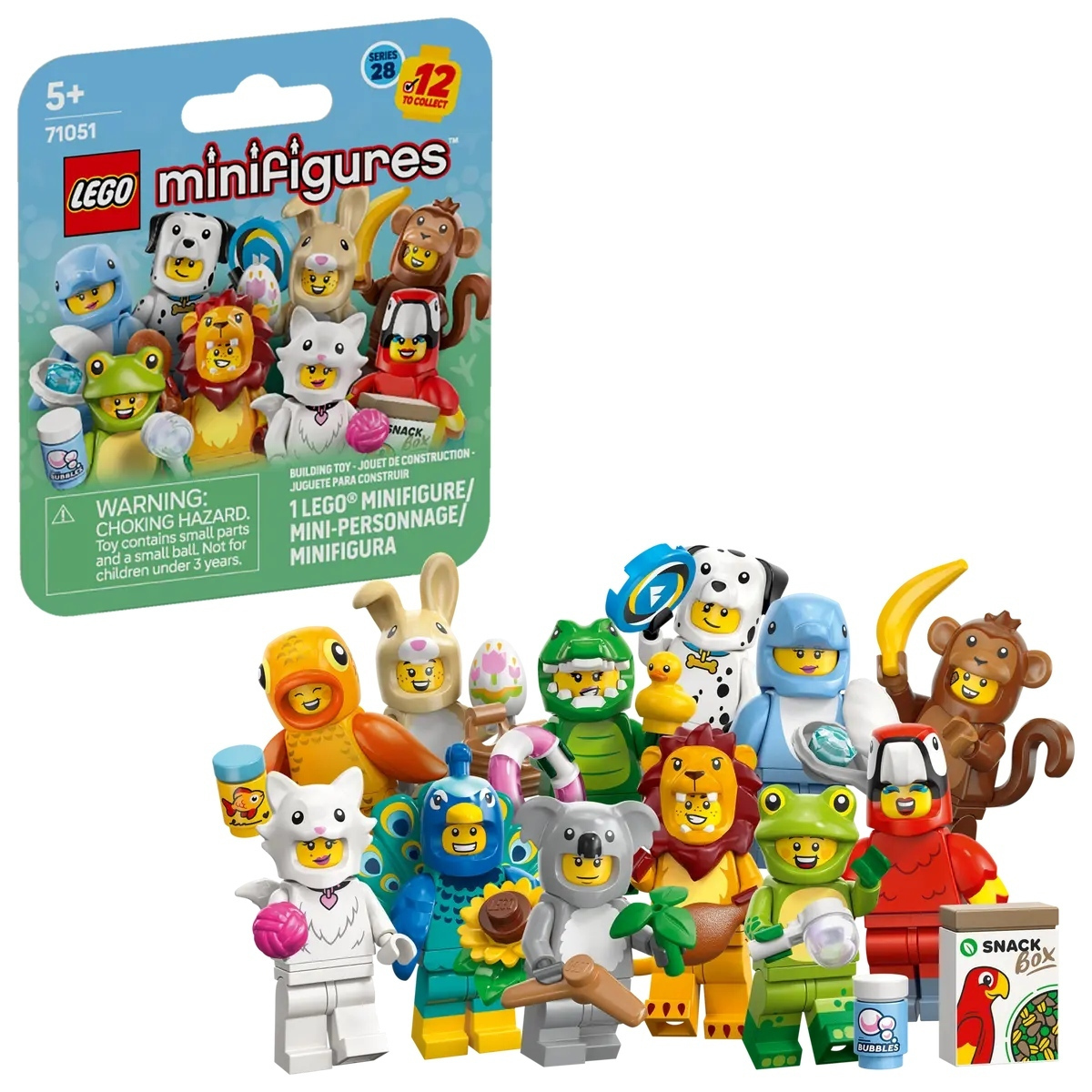 LEGO Minifigures Animals Series 28 για 5+ Ετών 7τμχ 71051