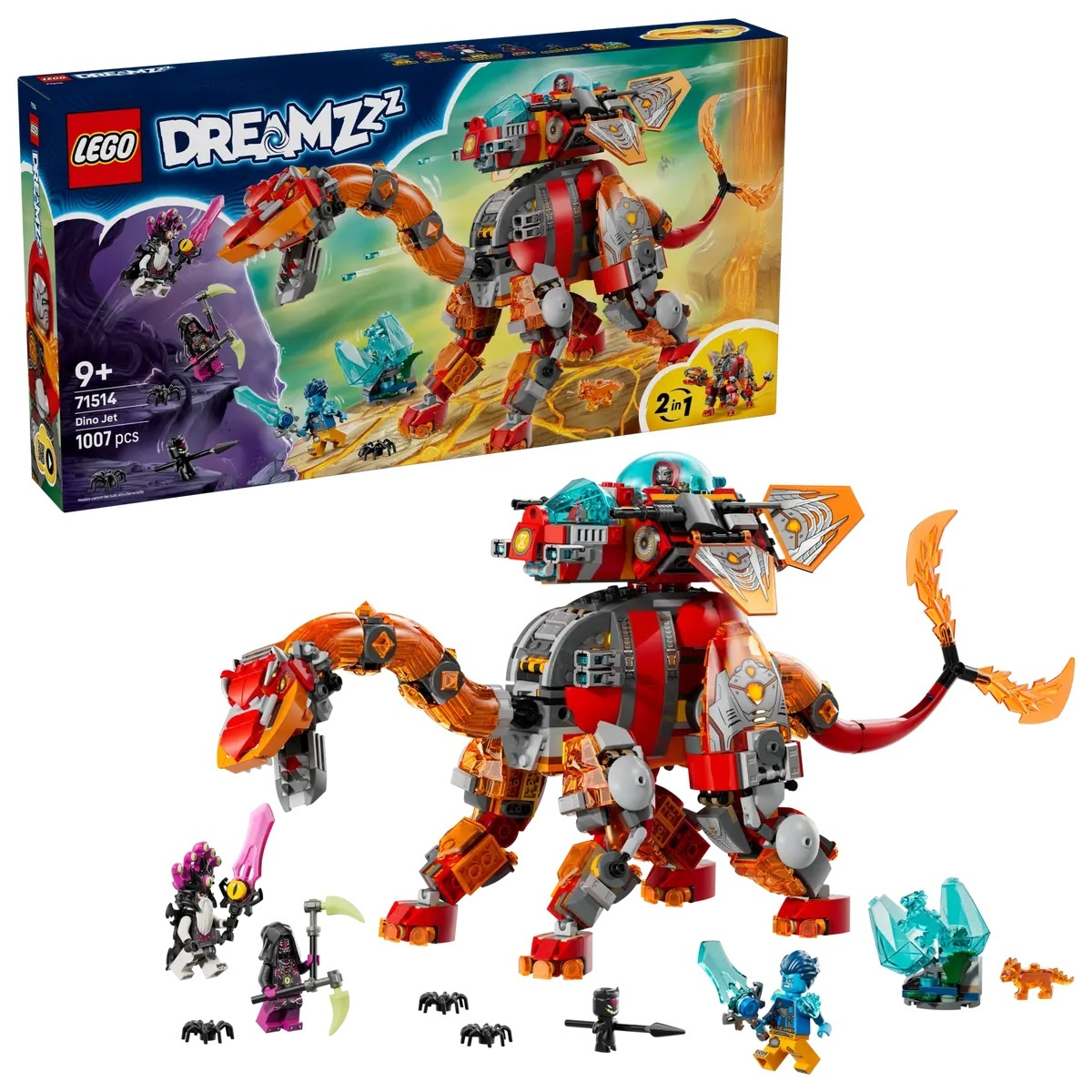 LEGO DREAMZzz Dino Jet για 9+ Ετών 1007τμχ 71514