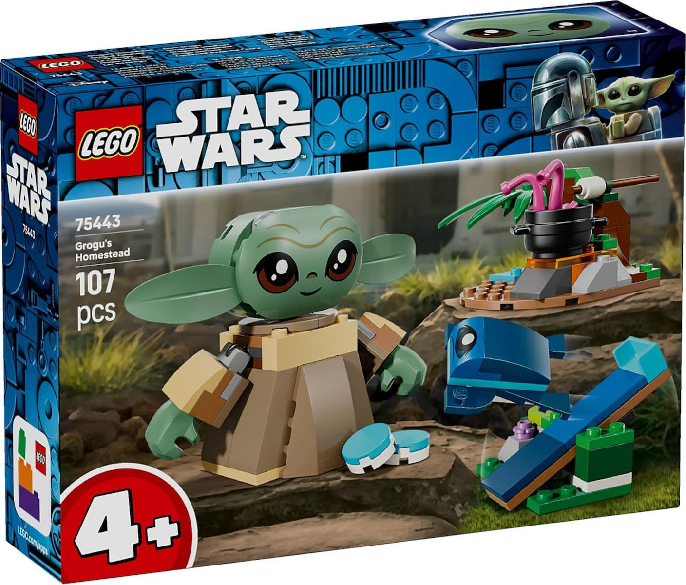 LEGO Star Wars Grogu's Homestead για 4+ Ετών 107τμχ 75443