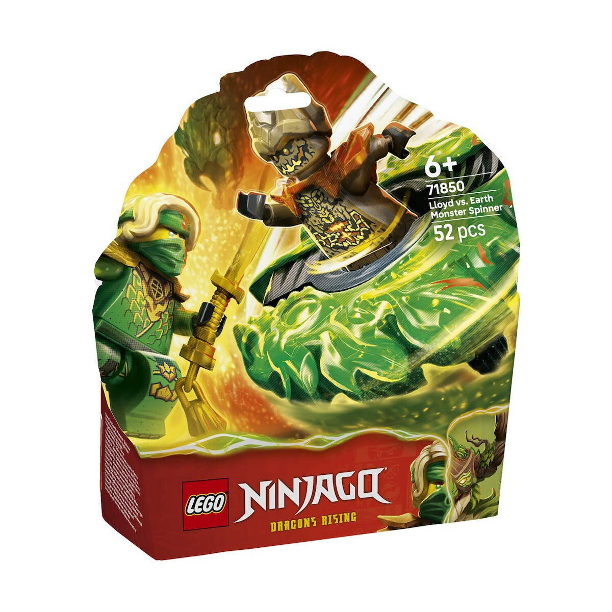 LEGO Ninjago Lloyd vs. Earth Monster Spinner για 6+ Ετών 52τμχ 71850