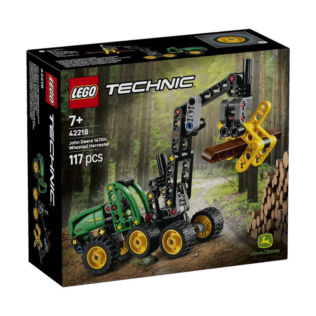 LEGO Technic John Deere 1470H Wheeled Harvester για 7+ Ετών 117τμχ 42218