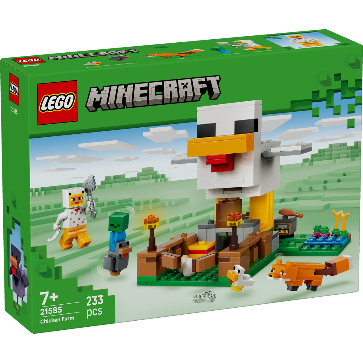 LEGO Minecraft Chicken Farm για 7+ Ετών 233τμχ 21585