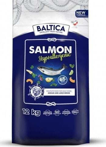 Baltica 12kg Ξηρά Τροφή Σκύλων Μεσαίων & Μεγαλόσωμων Φυλών με Σολομό