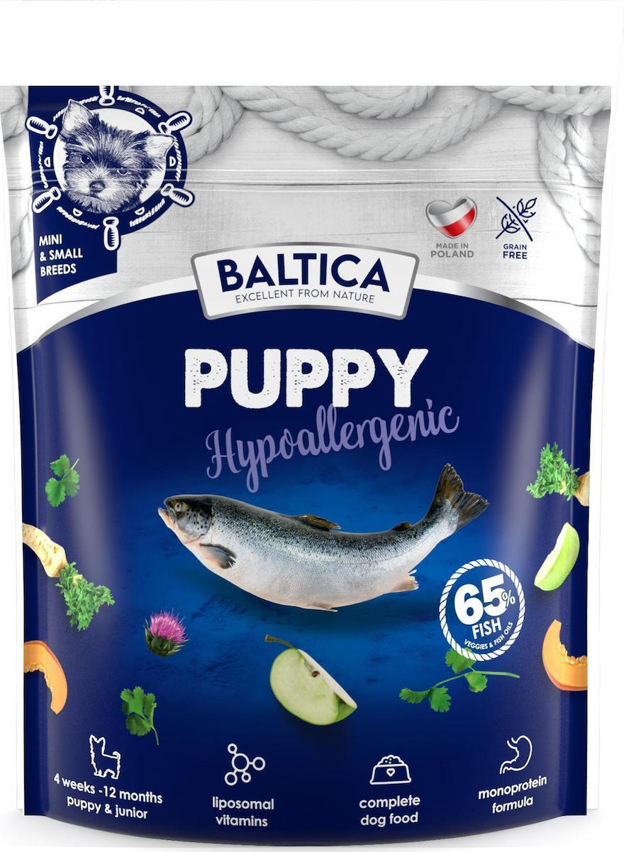 Baltica 1kg Ξηρά Τροφή για Κουτάβια Μικρόσωμων Φυλών με Σολομό