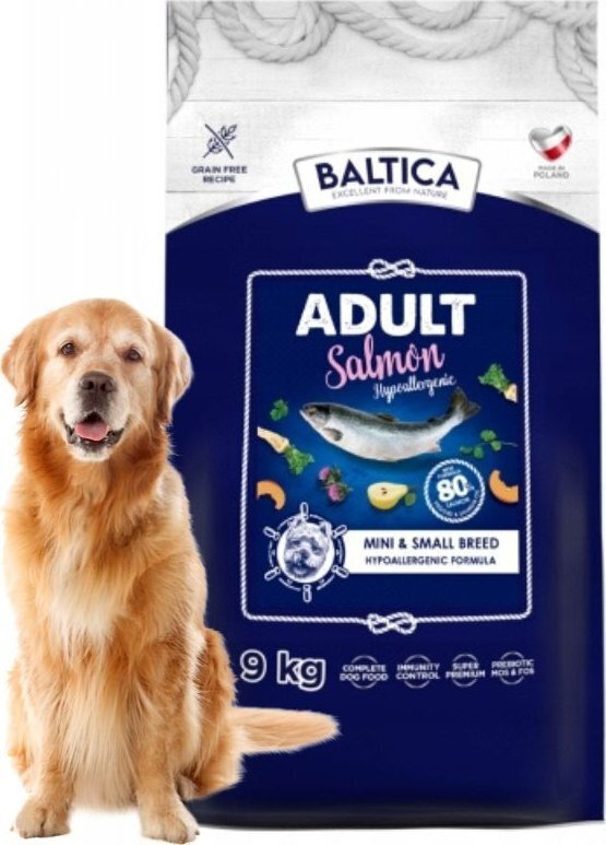Baltica 9kg Ξηρά Τροφή Σκύλων Μικρόσωμων Φυλών με Σολομό