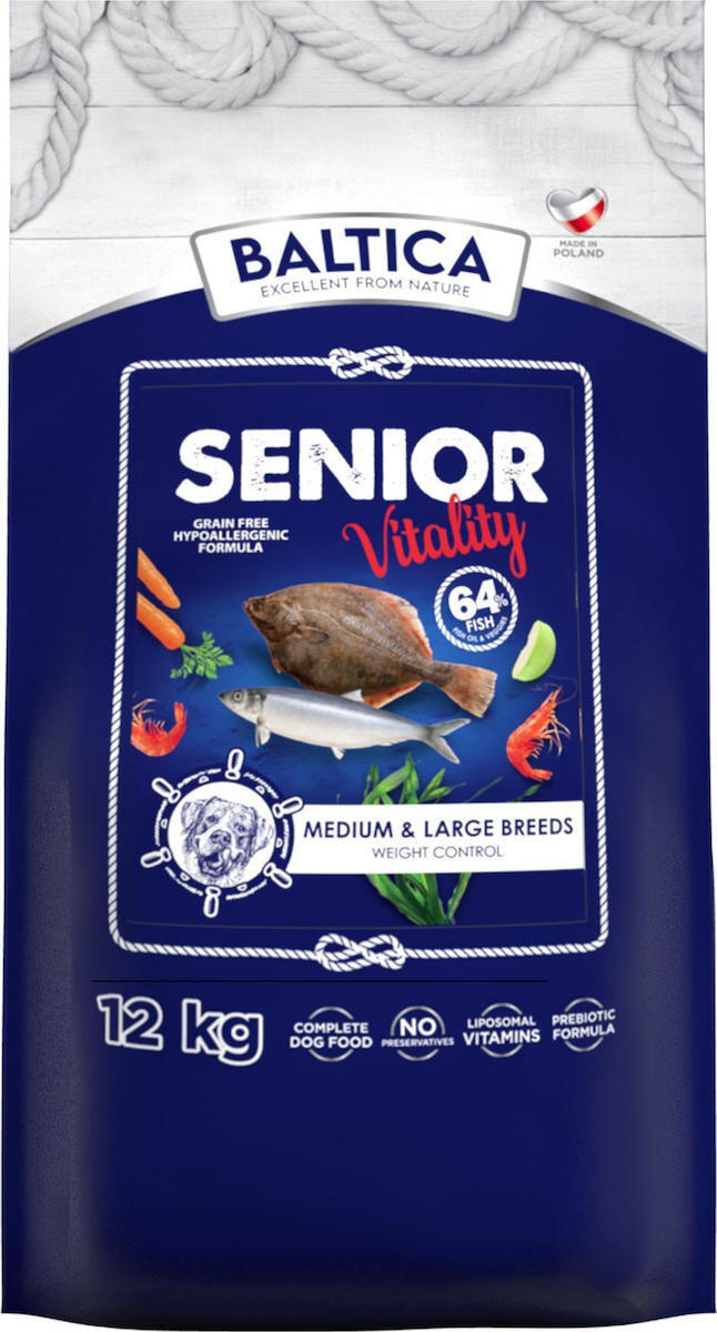 Baltica 12kg Ξηρά Τροφή για Ηλικιωμένους Σκύλους