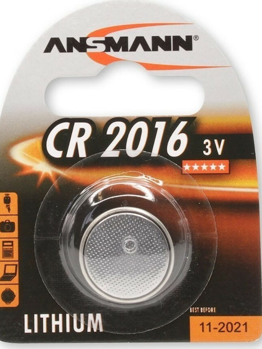 Ansmann Μπαταρία Λιθίου Ρολογιών CR2016 3V 1τμχ