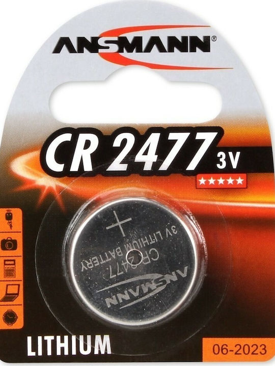 Ansmann Μπαταρία Λιθίου Ρολογιών CR2477 3V 1τμχ