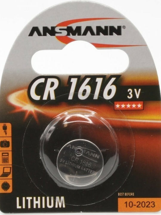 Ansmann Μπαταρία Λιθίου Ρολογιών CR1616 3V 1τμχ