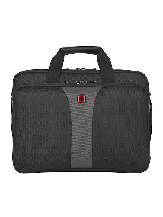 Wenger Legacy Double Gusset Τσάντα Ώμου / Χειρός για Laptop 16" σε Μαύρο χρώμα