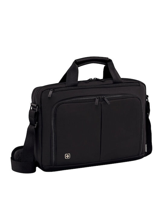 Wenger Source Τσάντα Ώμου / Χειρός για Laptop 16" σε Μαύρο χρώμα